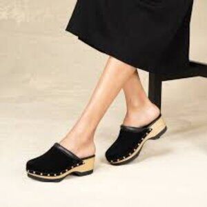 M. Gemi Greta Clog Dark Teal/Navy, size 38.5/8